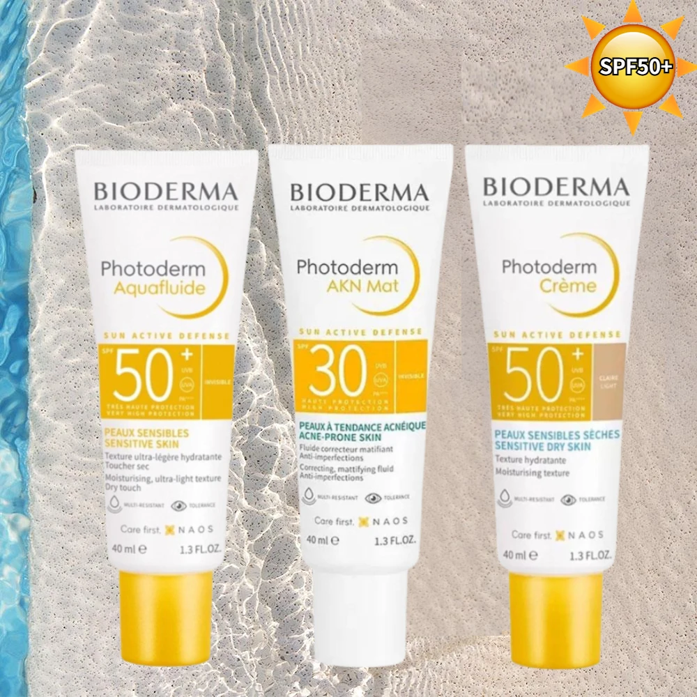 كريم BIODERMA SPF50+ الواقي من الشمس لجميع أنواع البشرة - البشرة الحساسة، بشرة حب الشباب، البشرة الجافة، مقاوم للماء ومقاوم للعرق #2