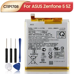 NEW Replacement Battery C11P1708 For ASUS Zenfone 5 5Z ZE620KL X00QD ZS620KL Z01RD Phone Battery 3300mAh