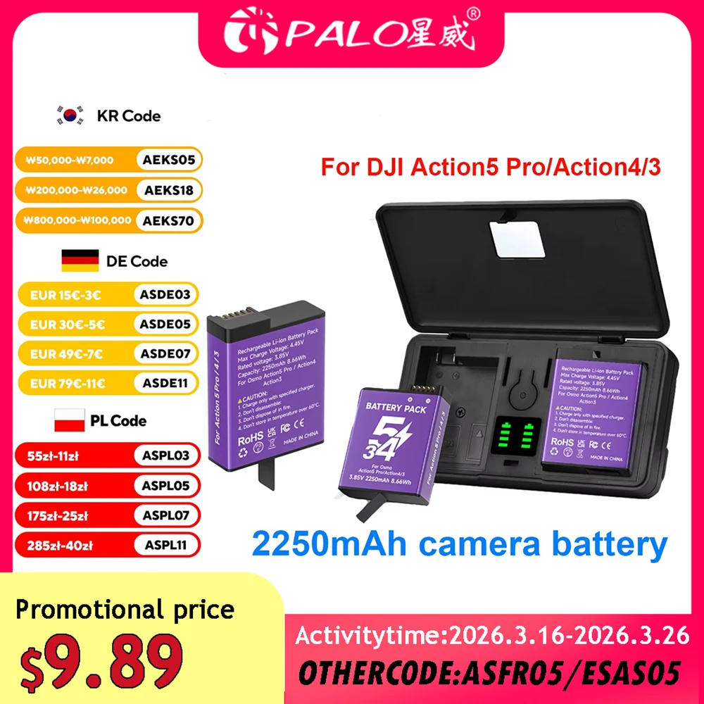 2250Mah For Dji Osm…