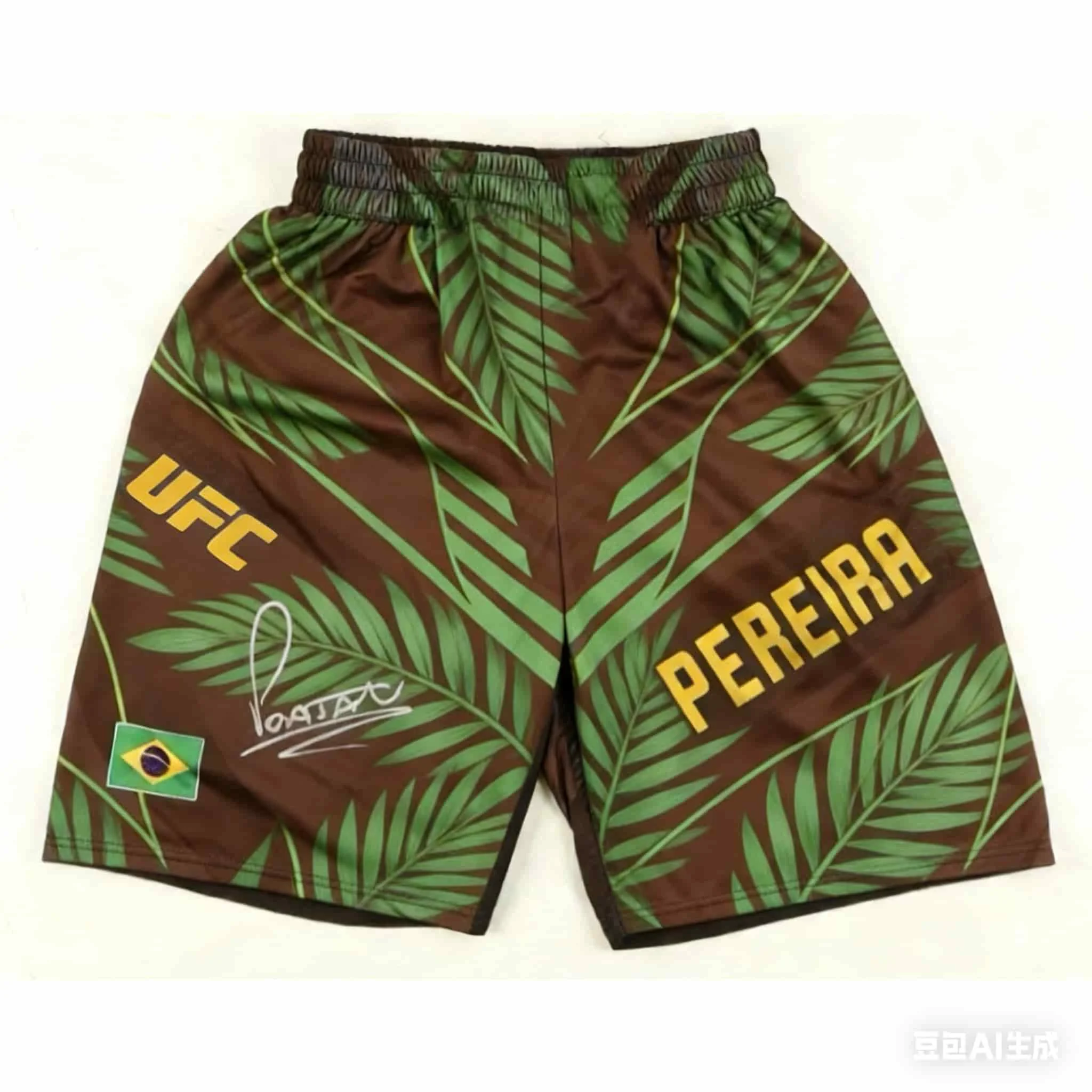 

Шорты для единоборств UFC в стиле ретро с автографом Чарльза Оливиры, Do Bronx, для мужчин и женщин, для ММА, восьмиугольной клетки, увеличенного размера, для тренировок по джиу-джитсу