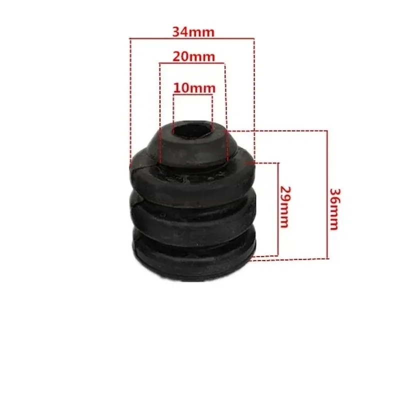 3Pcs for Air Conditioner External Compressor Vibration Damping Feet Anti-Vibration Shock Pad