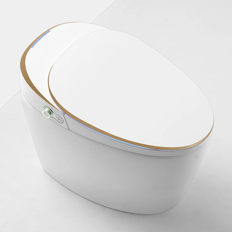 Sanitary Ware Ceramic Japanese Smart Toilet Wall Mounted Electronics Toilet With Heated Bidet Seat