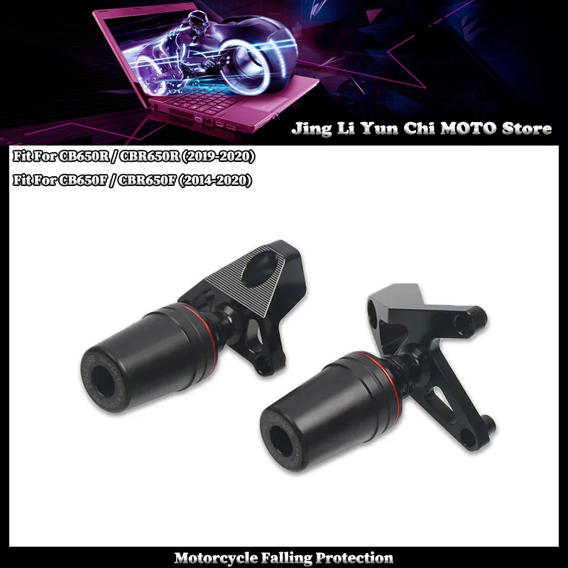 

Motorcycle Falling Protection Frame Slider Fairing Guard Crash Pad Protector Fit For HONDA CB650R CBR650R CB650F CBR650F