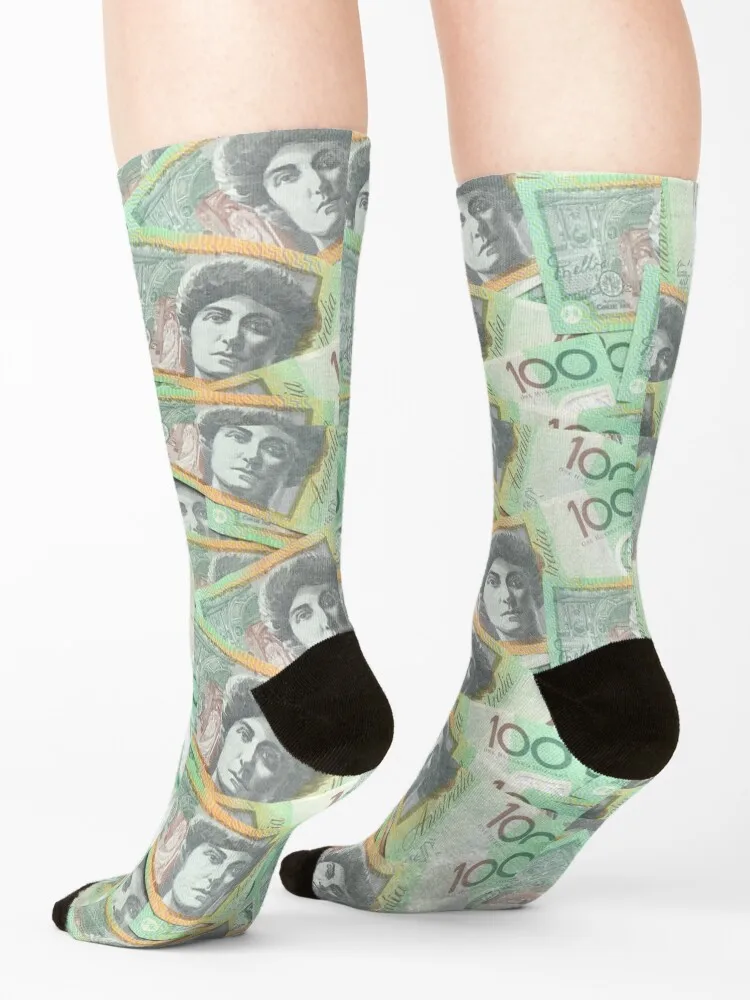 Australian 100 dollars Socks short shoes Crossfit Heating sock Socks For Man Women's