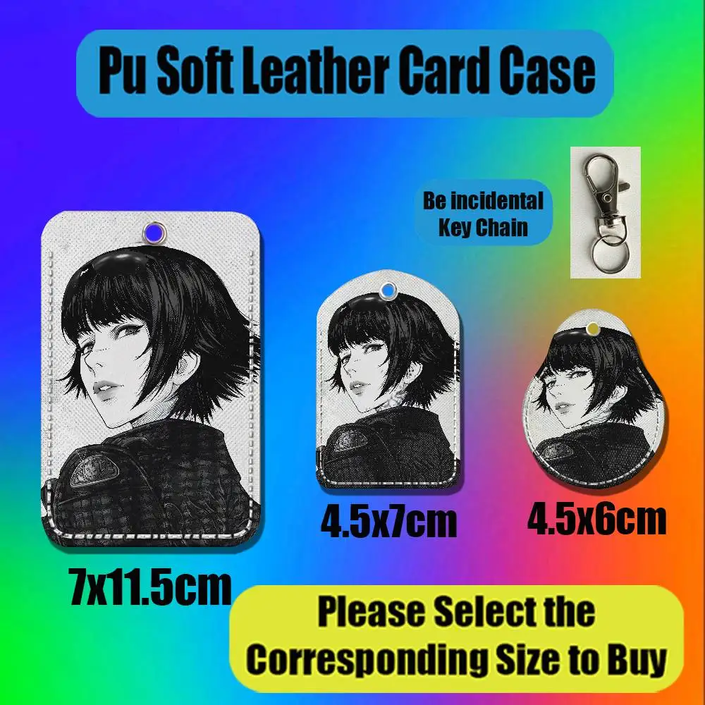 For Lady D-Devil May Cry DMC 5 For AirTag Case Card Holder Keychain ID Credit Bank Access Badge For Air Tag Case Shell