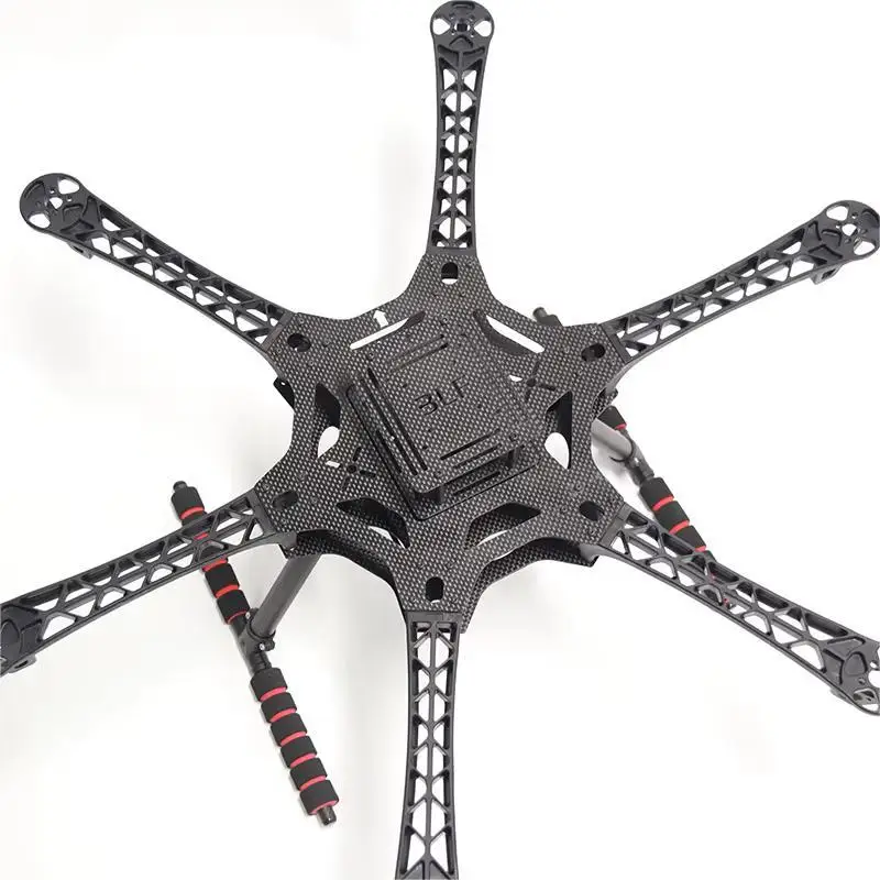 Kit de cadre de Drone Hexacopter S550 RC, train d'atterrissage FPV F550, Kit de mise à niveau de roue de flamme, cadre quadrirotor FPV Quad APM Pixhawk Ardupilot
