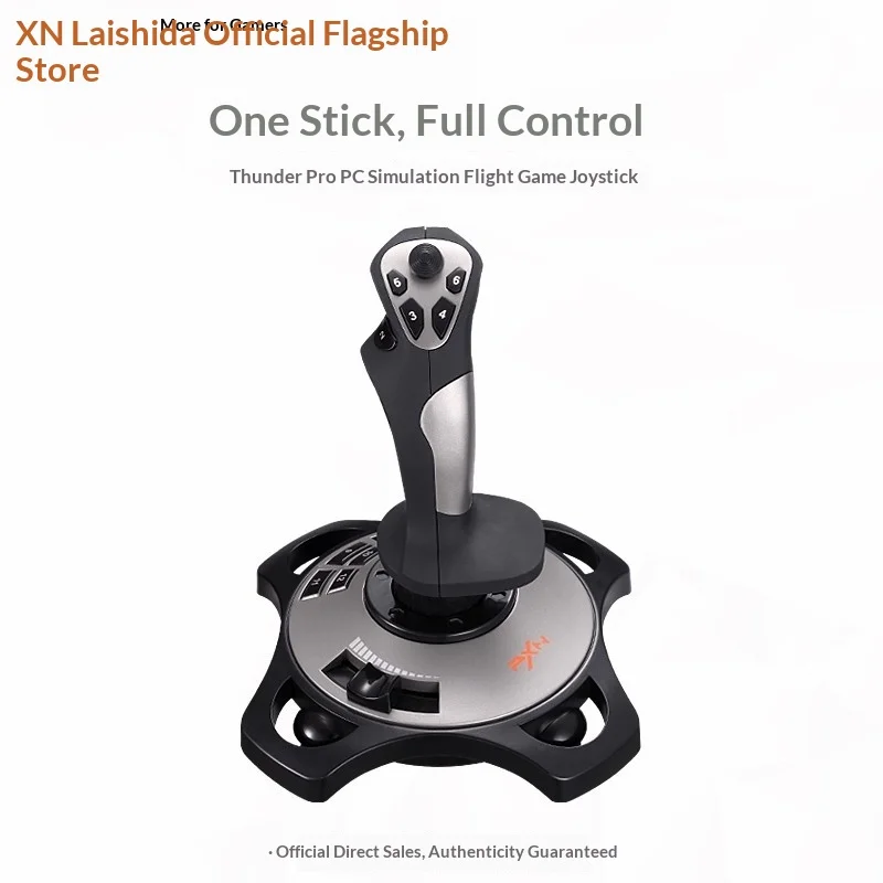 PXN 2113 Pro Joystick Flight Simulator Gamepad Controller PC Flight Simulation Cockpit Stick for PC/Desktop Game Accessories