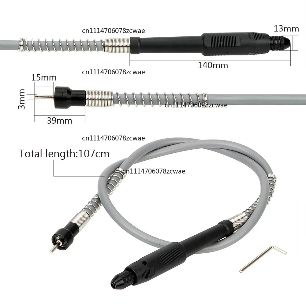 For Dremel 3000 Electrical Tools Accessories Grinder Flexible Shaft Profession with 0.3-3.2mm Drill Chuck Handle Soft Flex Shaft