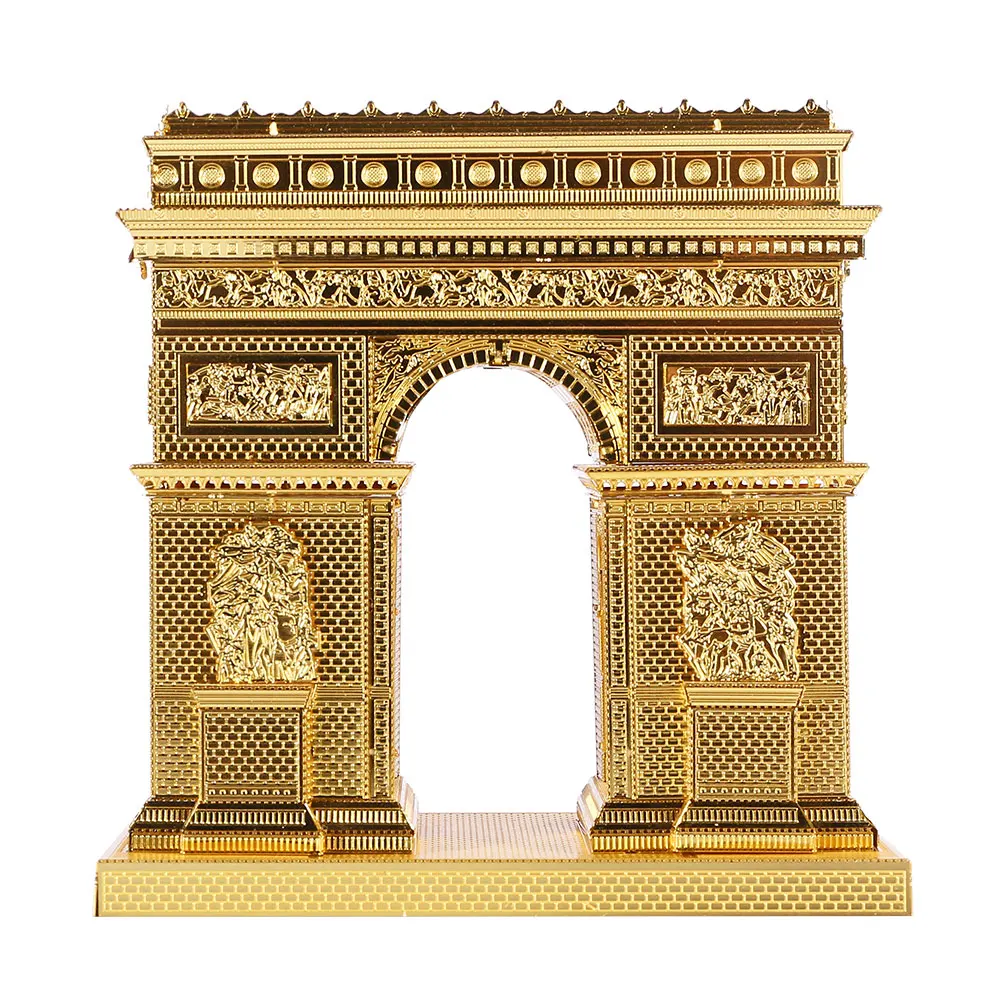 Piececool 3D Metal Puzzle Arc de Triomphe Building Kits Jigsaw for Teens DIY Model Kits Toy Birthday Gifts