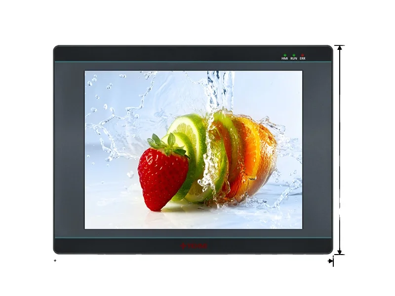 

12 Inch HMI PLC All-In-One, Compatible 35MR, Built-in Analog 4AD 2DA and 5 Temperature Control K Type Thermocouple 0-1300°