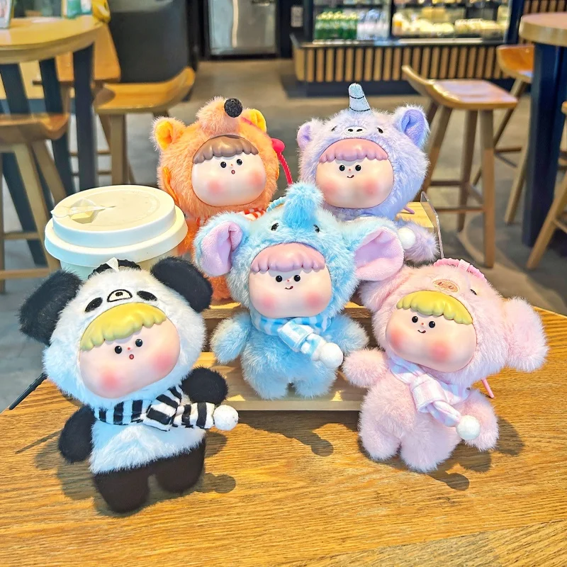 Nowy Kreatywny Pluszowy Brelok do Kluczy w Kształcie Uroczej Lalki Zwierzątka, Wyjątkowy Prezent dla Dziewczyn, Ozdoba do Zawieszenia na Plecak, Nowy Produkt w Magazynie