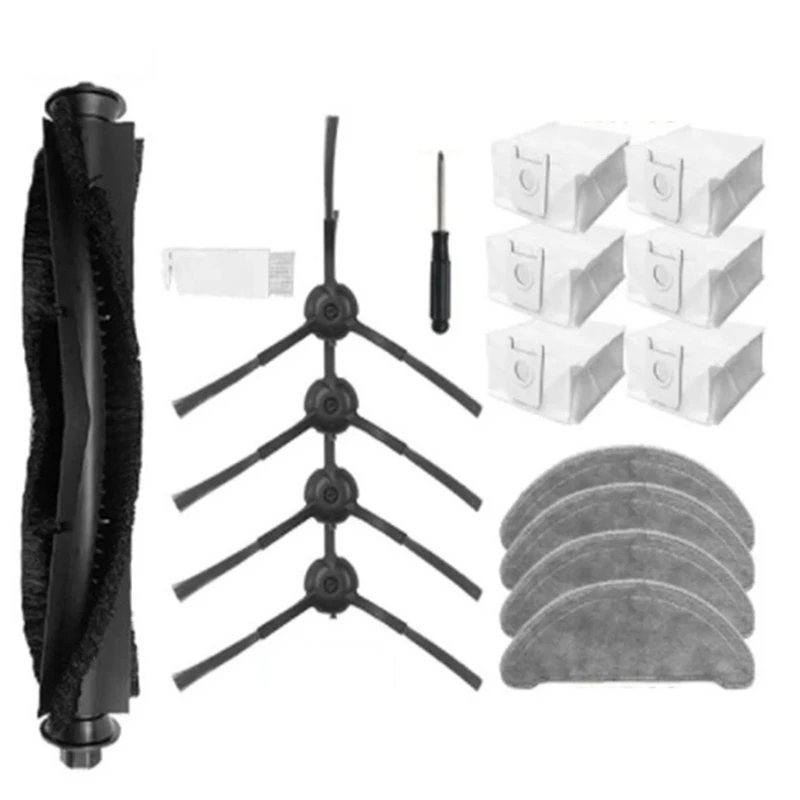 

Основная щетка, Швабра, тканевый мешок для пыли, боковая щетка, швабра подходит для Xiaomi Rodmi Eve Plus, аксессуары для робота-пылесоса