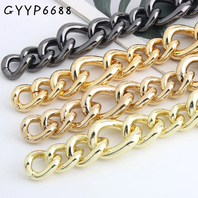 

1-2-5pcs 50cm Top Quality Metal Multi-specification Aluminum Lighter Chain For Handbag DIY Bag Strap Replacement Accessories