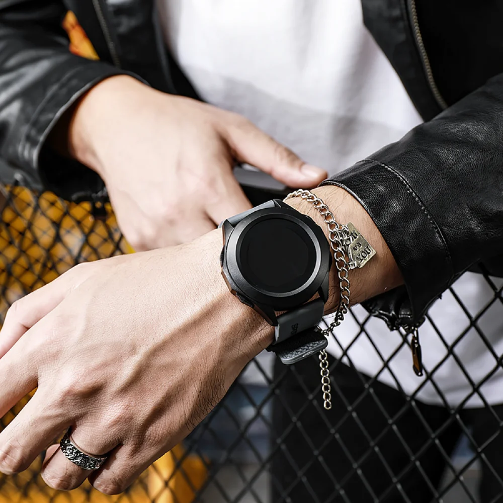 Fashion Mens Sports Watch Waterproof Digital Outdoor Wristwatch Luminous Display Casual Style Silicone Band Essential
