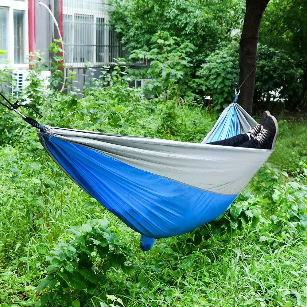 

Durable Parachute Outdoor Travel Hanging Bed Hammock Hiking Camping Swing