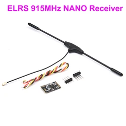 ELRS 915 915MHz NANO ExpressLRS Receiver with T type Antenna Support Wifi upgrade for RC FPV Traversing Drones DIY Parts