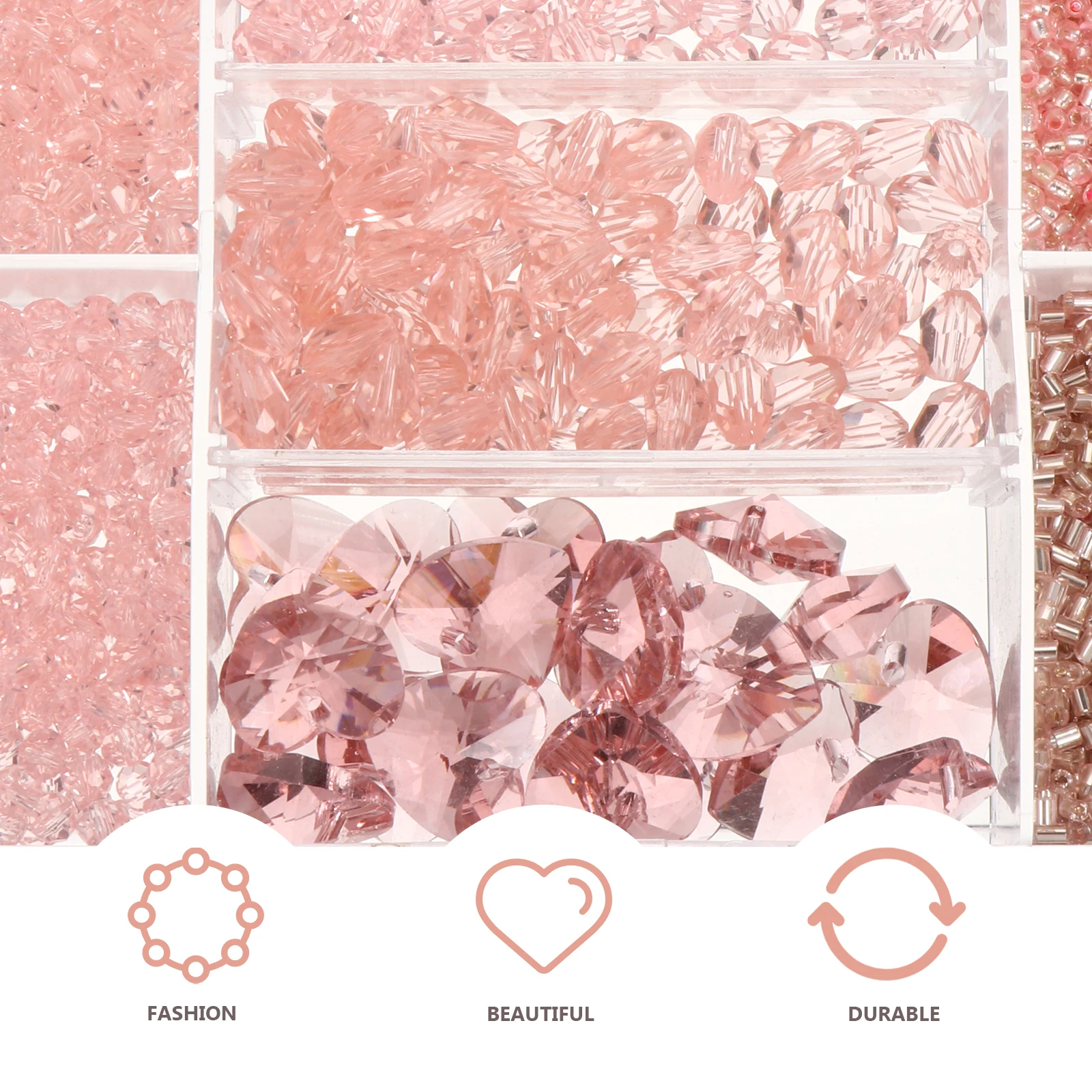 Crystal Beads for Bracelets DIY ABS Bicone Jewelry Making Supplies Decorative Accessories High Quality Material Banquet Party