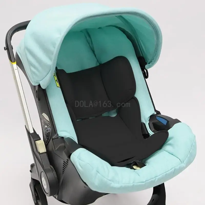 Infant Comfortable Insert with Head & Body Support Cotton Liners Ergonomic Baby Car Seats Insert for Strollers & Car Seats