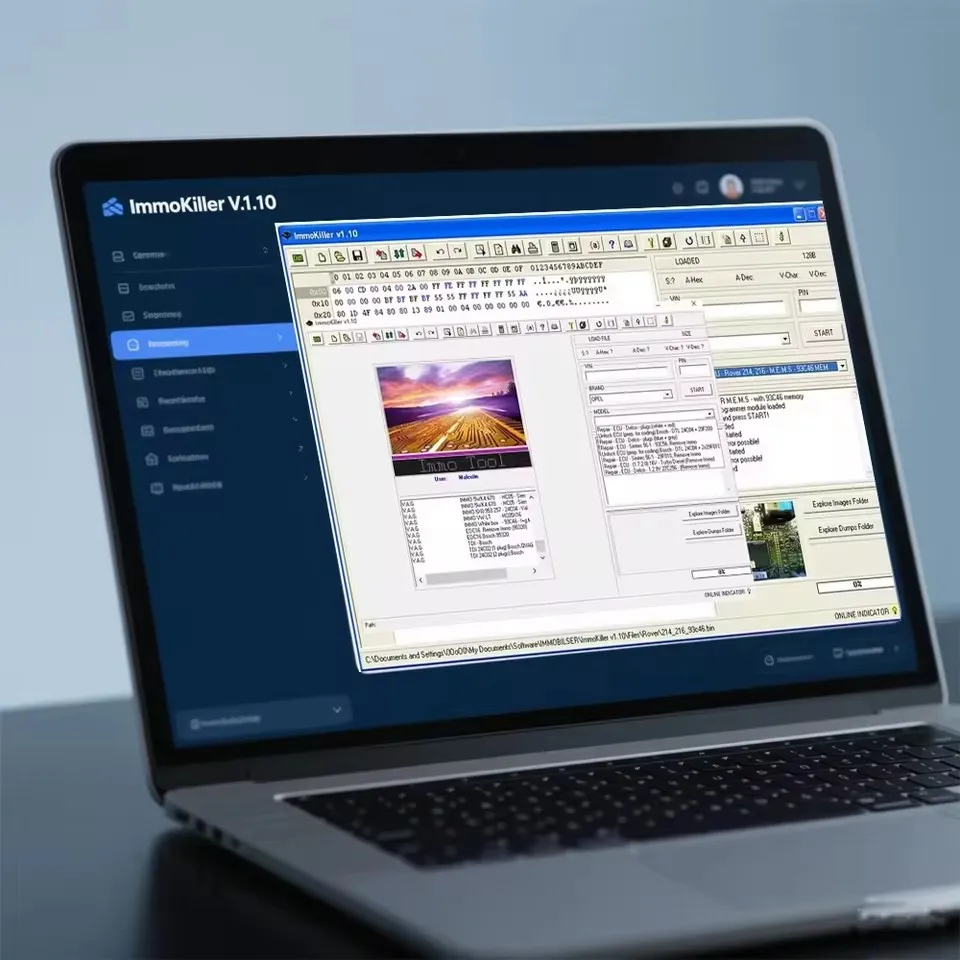 ImmoKiller V1.10 y herramienta de servicio IMMO 1.2 apagado Software ECU Programador Nueva versión para programación de claves d