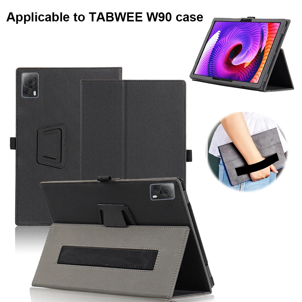 

For Tabwee W90 PU Leather Protective Case Dust Proof Hand-Held Leather Tablet Case Tablet Protection Shell Tablet Protect Case