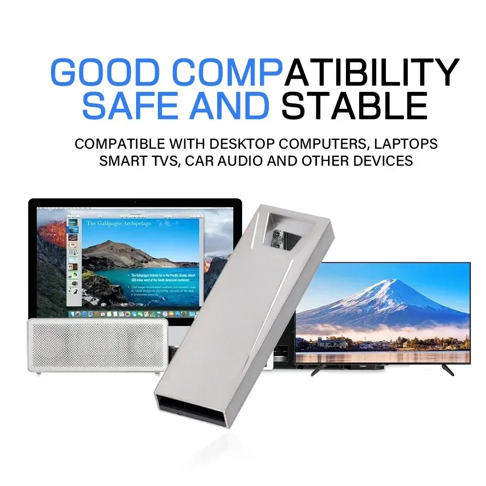 JASTER Mini Pen Drive 64GB High Speed USB Flash Drives 32GB Black Memory Stick Pendrive Gift Key Chain Storage Devices U Disk image 3