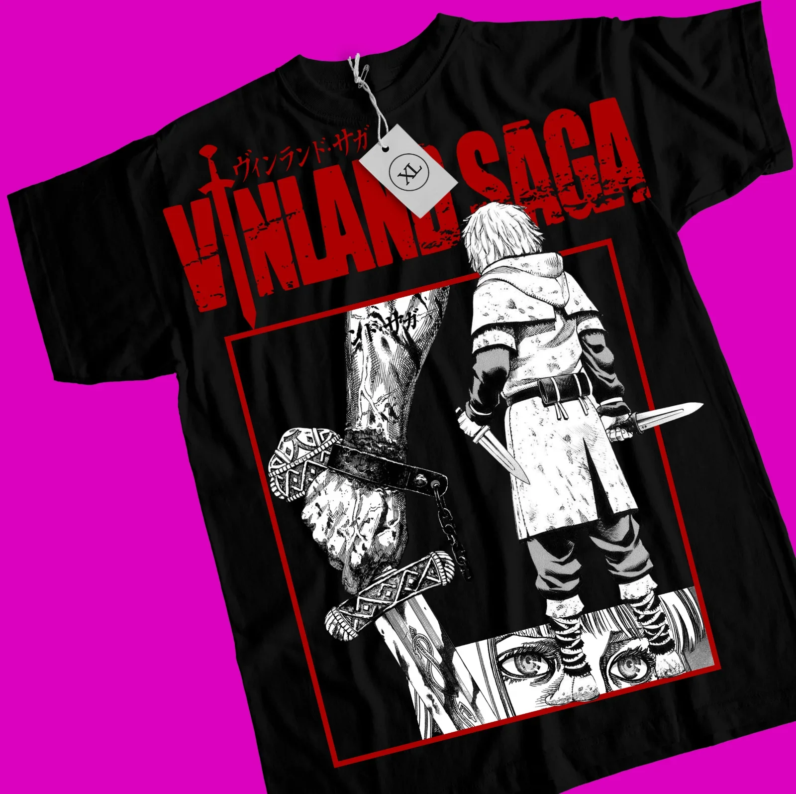 New Vinland Saga T-shirt Thorfinn Shirt Japanese Shonen Viking Saga