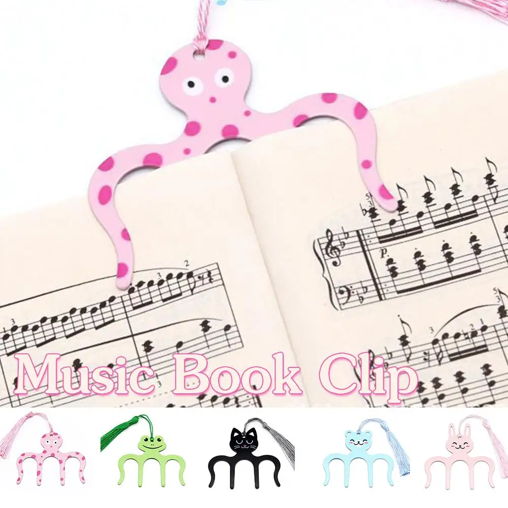 Creative M Bookmark Metal Piano Score Ledger Multifunctional Book Universal Fixed Music Folder Book Folder Stationery Album S3Y5