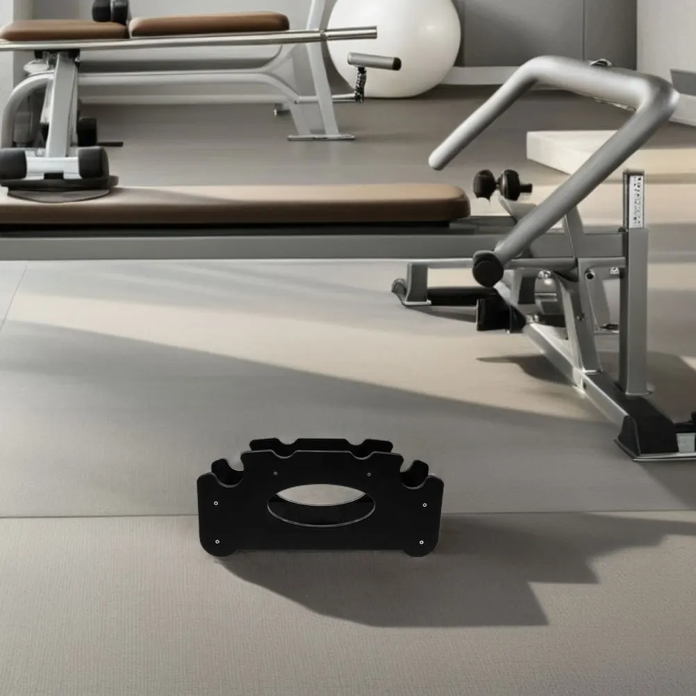 3 قطعة رف الدمبل حامل قابل للفصل منظم صالة الألعاب الرياضية المنزلي تخزين متعدد الطبقات حامل الوزن عالي التحمل لمعدات اللياقة البدنية #2