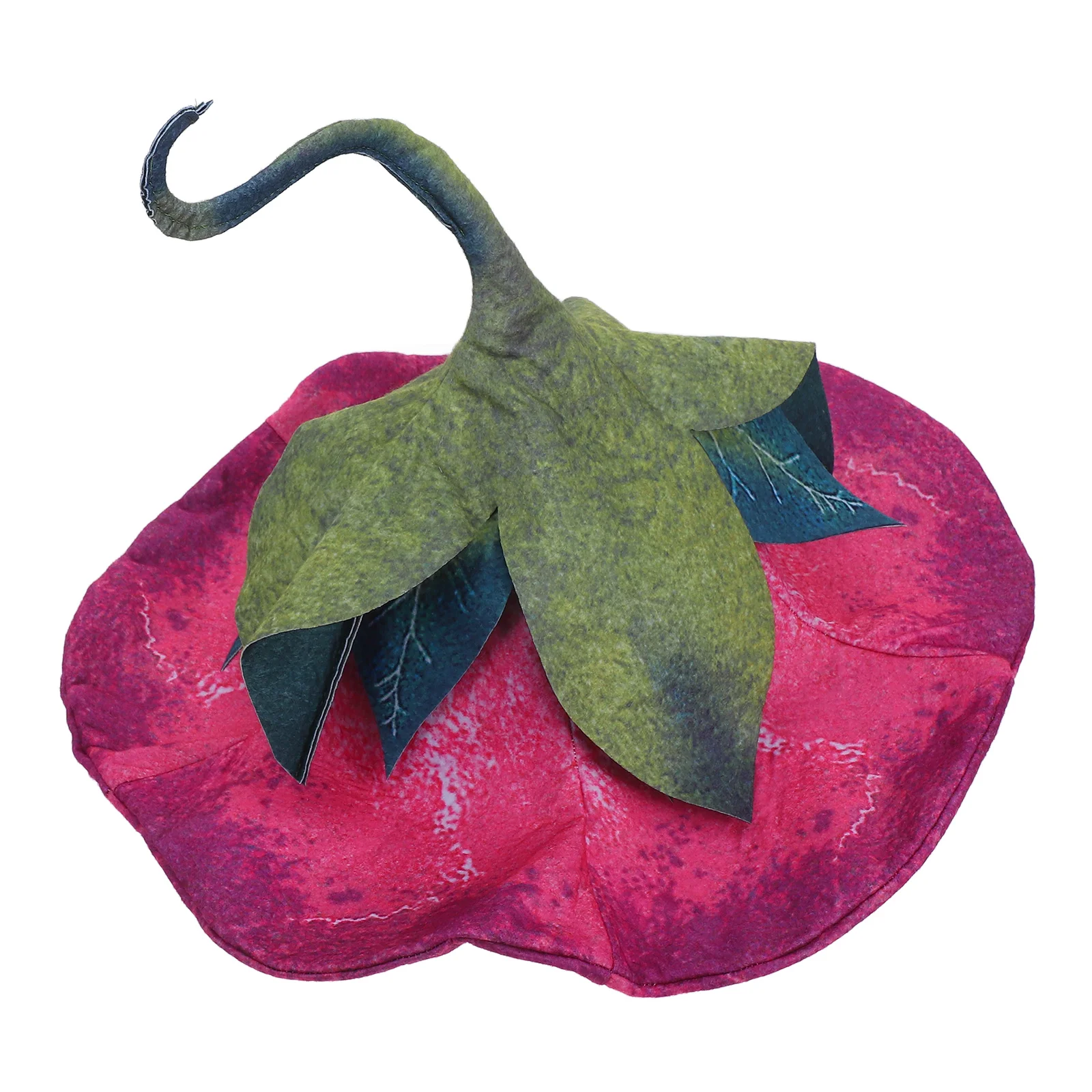 

Purple Top Witch Hat Trumpet Flower Design Felt Material Lightweight Comfortable Wear Stage Performance Props Halloween Party