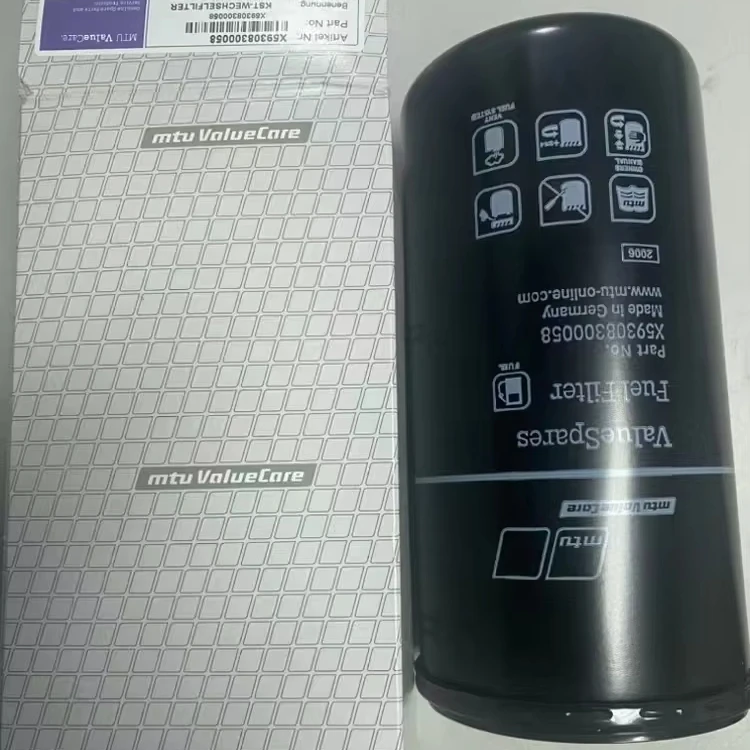 رائجة البيع قطع غيار محركات MTU الأصلية X59308300058 فلتر الوقود سبين أون