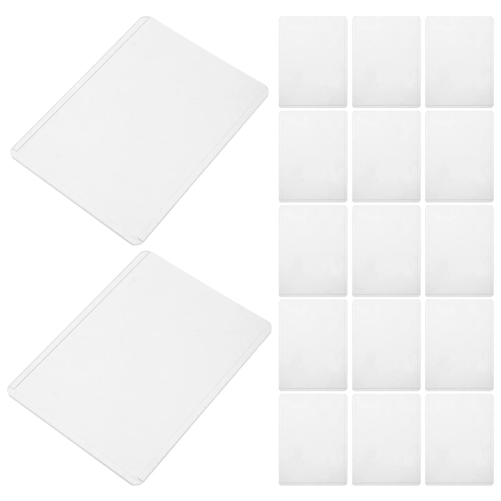 25 قطعة بولي كلوريد الفينيل حامل بطاقة الهوية بطاقة كم شارة حامي الحال بالنسبة للعمل مكتب المدرسة شارة حالة معرف حامي #5