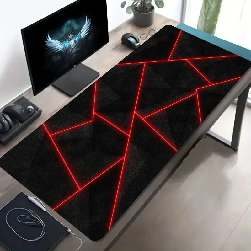 Wide Gaming Mouse Pad Professional Desk Mat Cloth Surface Non Slip Rubber Base for Gaming PC Laptop Keyboard Desk Setup Desk Pad