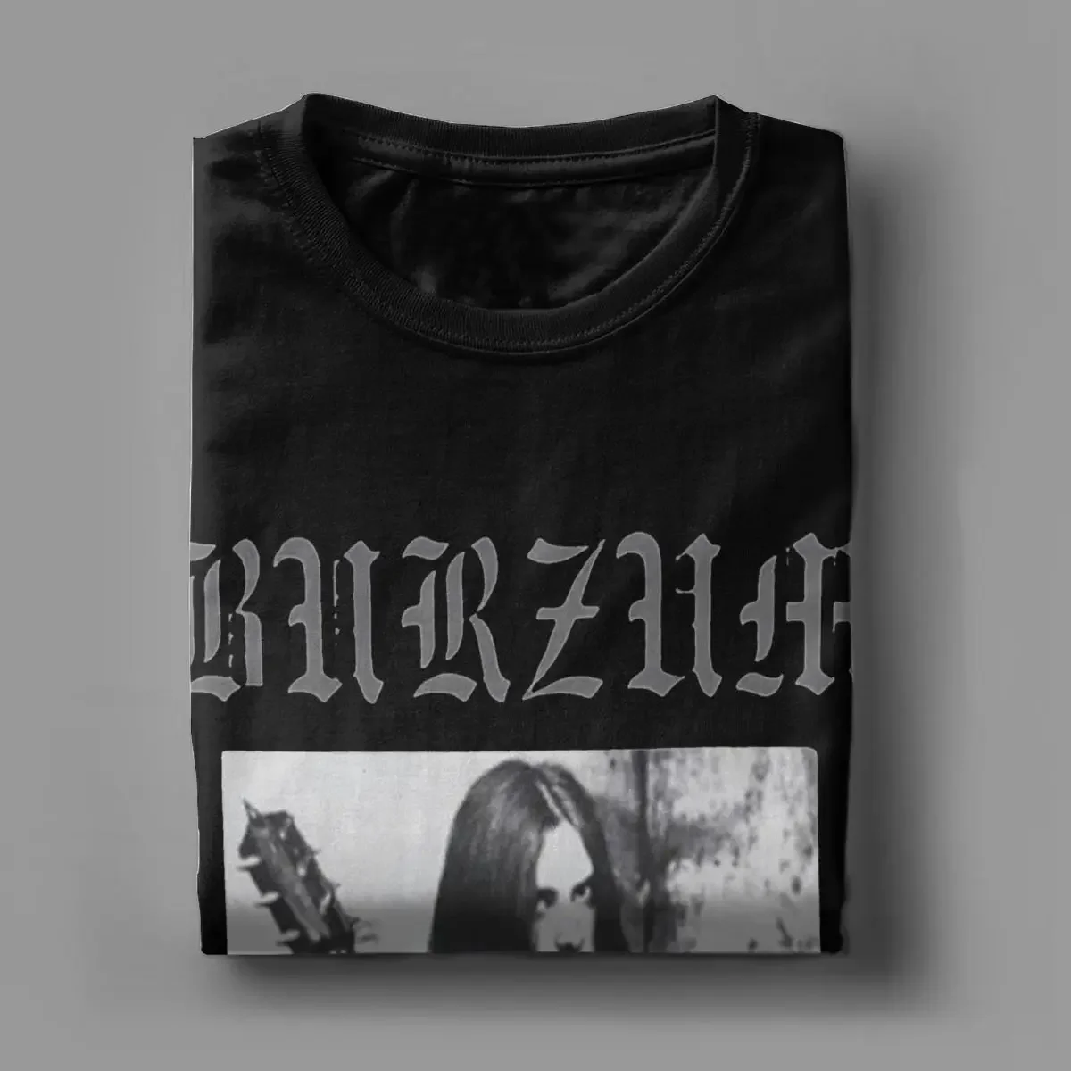 Burzum T-Shirts for Men Fun Pure Cotton Tee Shirt Round Collar Short Sleeve T Shirts Gift Idea Clothing