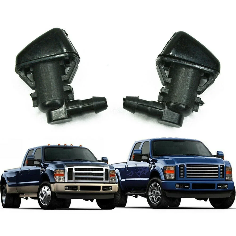 

Washer Wiper Nozzle Washer Nozzles Pair Front Windshield Washer Wiper Nozzle Front Spray Black Brand New BT4Z-17603-A