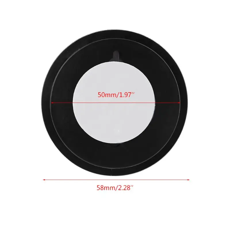 Mini okrągły termometr samochodowy 58mm z wklejaniem wskaźnik temperatury analogowy do domów samochodowych warsztaty biurowe lekkie