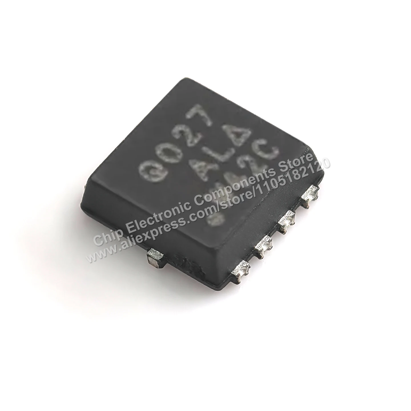 

Original IC SQS966ENW-T1-GE3, marked “Q027” automotive-grade dual N-Channel 60 V (D-S) 175 °C MOSFET in PowerPAK1212-8W
