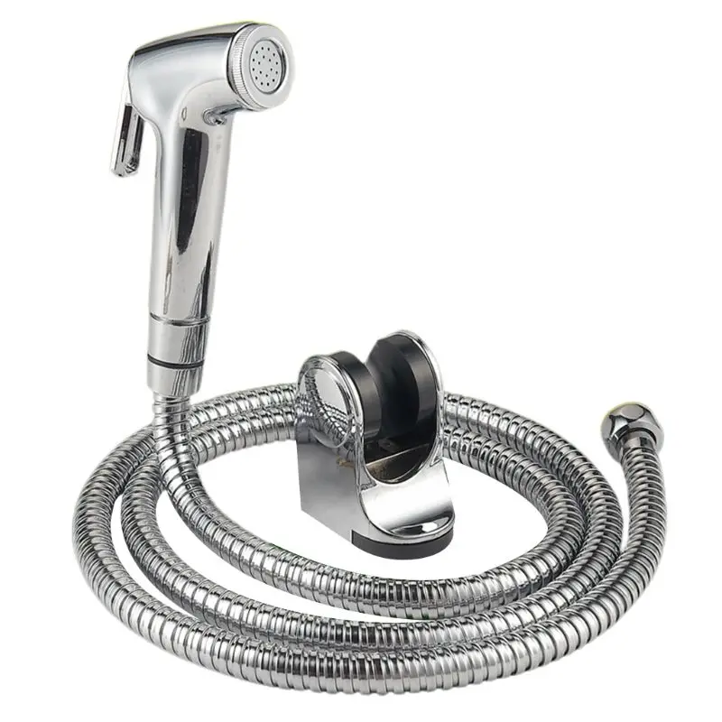 Universal Handheld Bidet Sprayer with Hose & Holder Bidet Cleaning Faucets Set Dropship