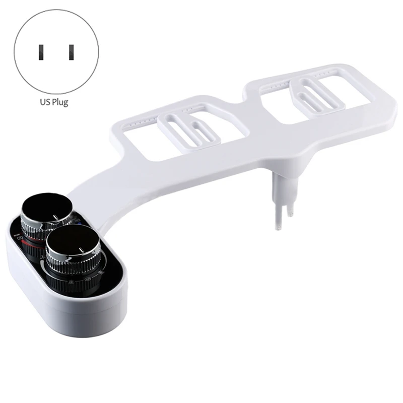 โปรโมชั่น! แบบพกพา Non-Electric Flusher Self-Cleaning Dual หัวฉีดสิ่งที่แนบมาพร้อมอุณหภูมิและความดันควบคุม