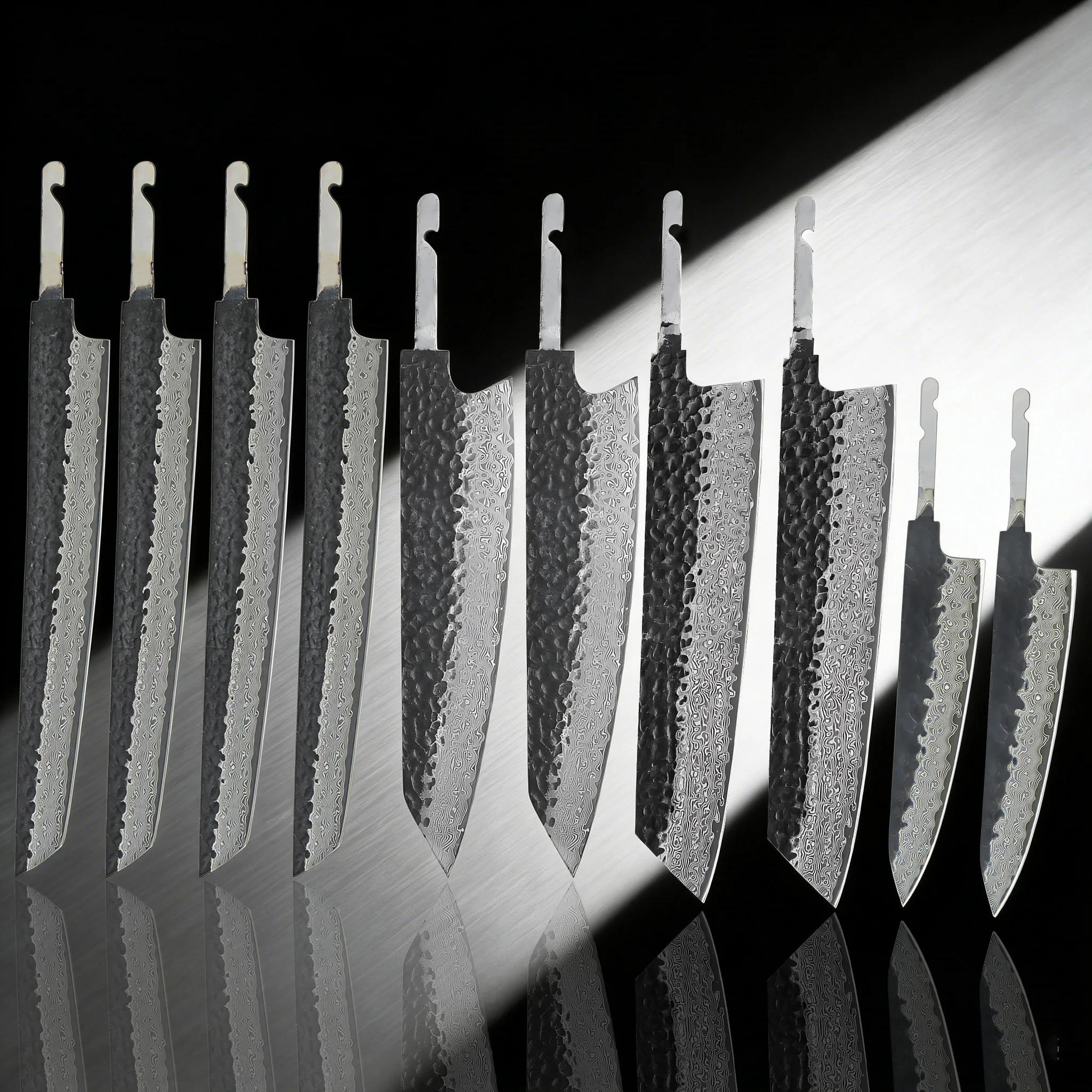

1/2/3/4/10PCS, Forged Damascus Steel Sashimi Knife Blade Kitchen Knife Blade Chef Knife Kiritsuke Knife Blade DIY Making Tool