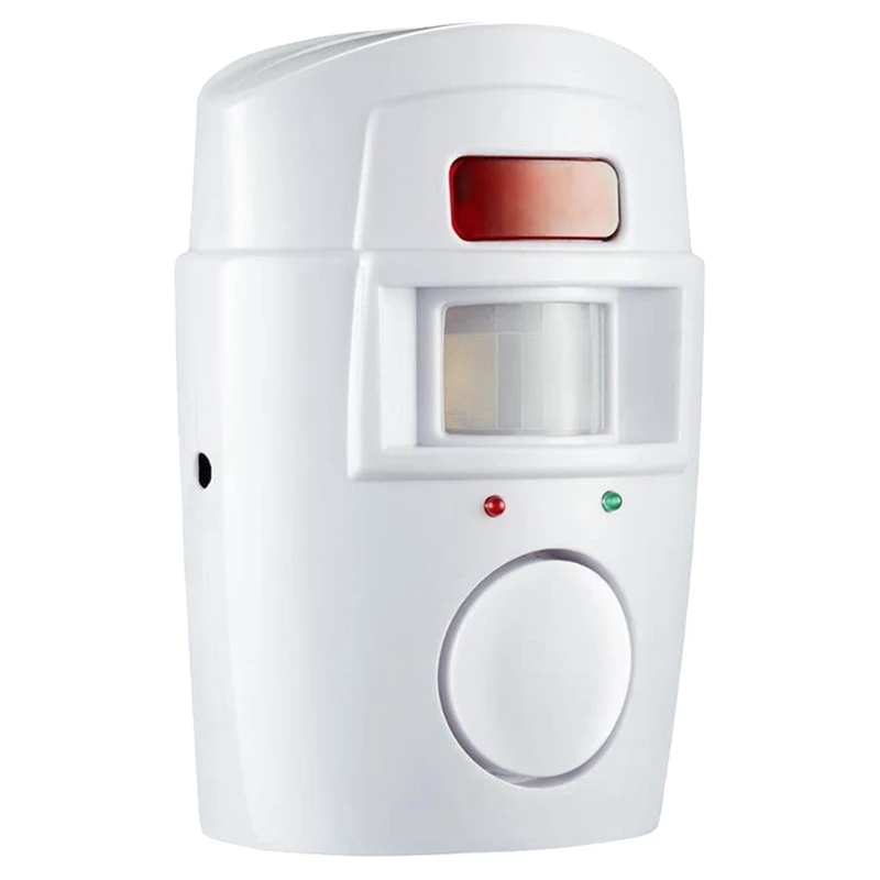 3X Infrared Motion Sensor Alarm - Burglar Alarm With 2 Remote Controls, Suitable For Home/Garages/Shops