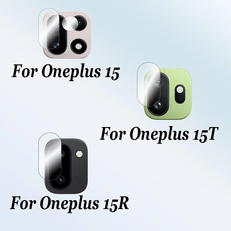 For Oneplus 15R Glass 15T High-alumina Tempered Glass Protetor Support Fingerprint Unlock Soft Fiber Lens Film For Oneplus 15