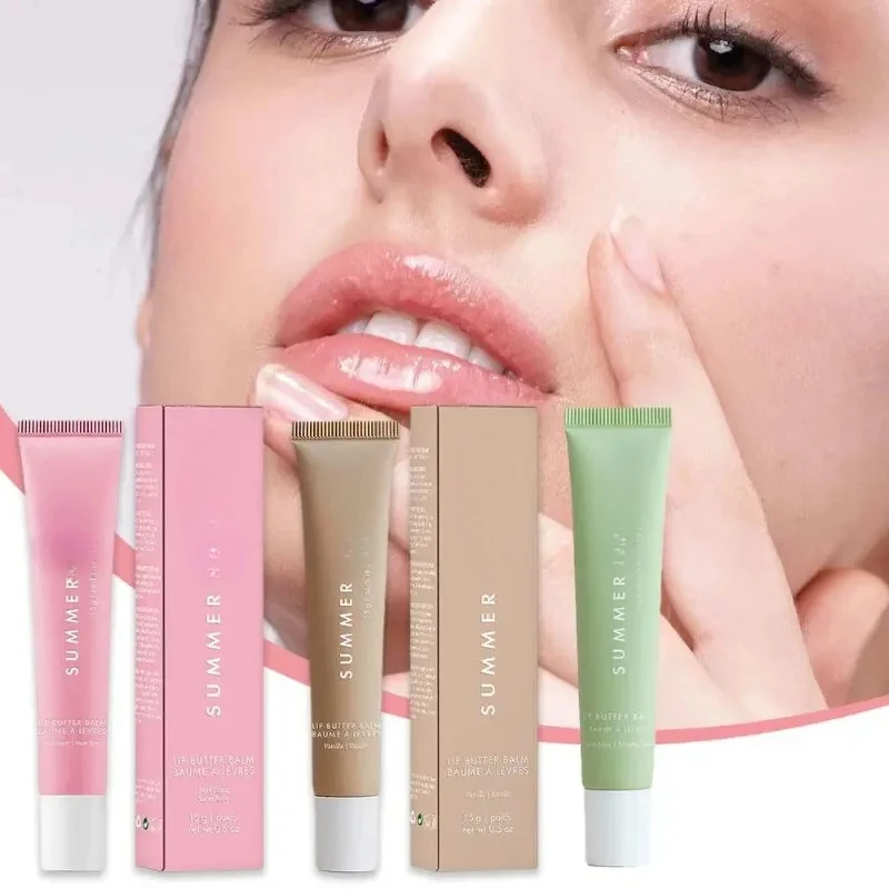 EOEKKY ฤดูร้อนวันศุกร์ Deep Moisturizing Lip Glaze Smoothing เส้น Long Lasting Nourishment Lip Balm Daily Makeup Care