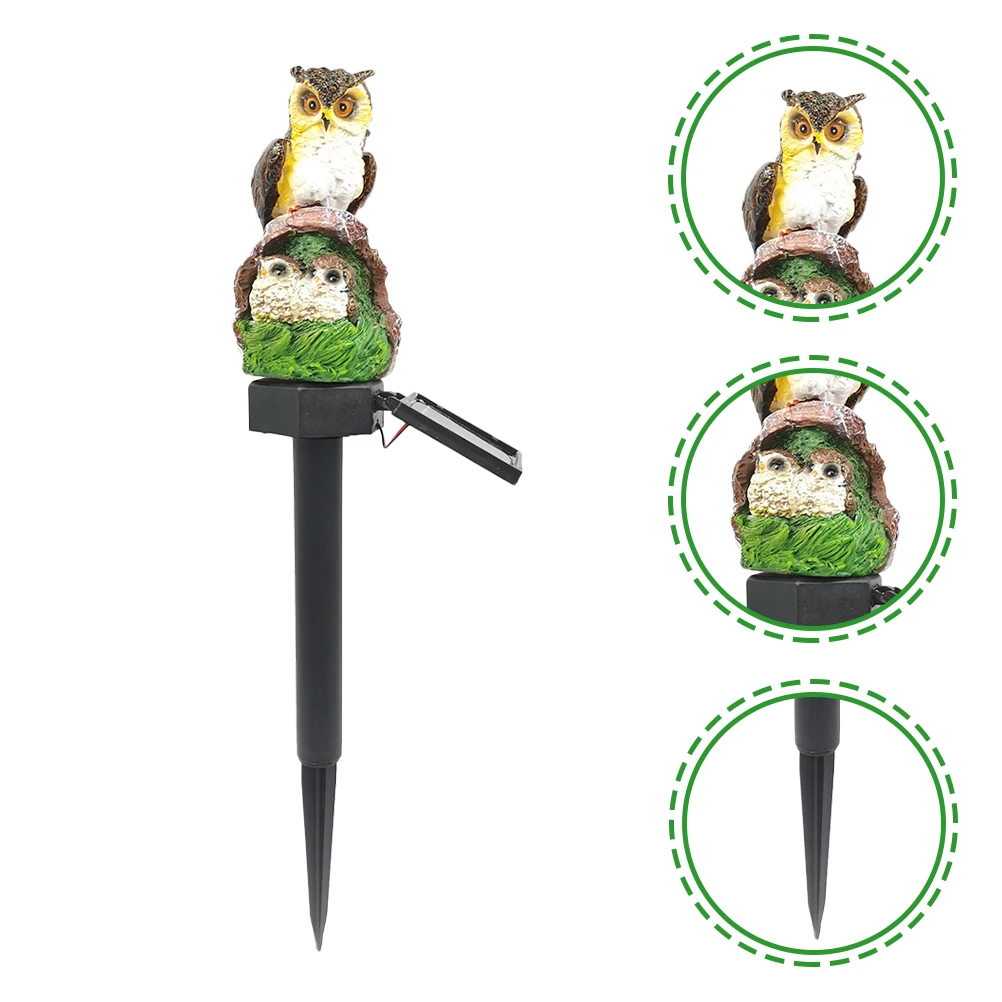 Resin Stake Lights Lawn Garden Stake Light Powered Landscape Lighting Outdoor Solar Lamp Garden Solar Lights