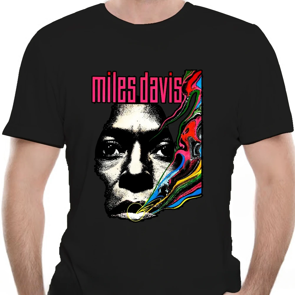 Miles Vintage Davis Concert Retro myles john coltrane coltrain jazz trumpet vintage Hot sale outfits fashion Round neck lnformal