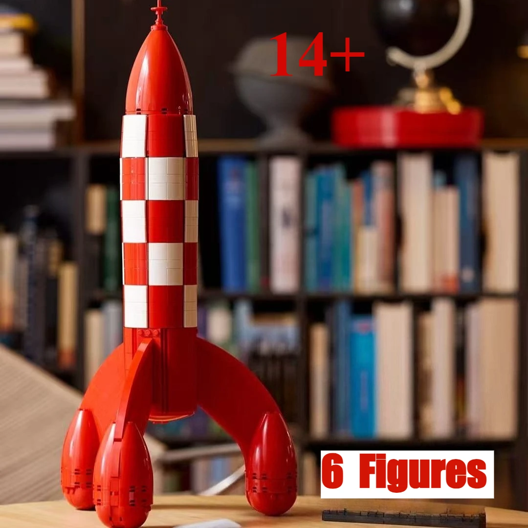 

Creative Expert 21367 Tin Moon Rocket Adventure Classic Model Modular Building Blocks DIY Assembly Toys For Kids Birthday Gift