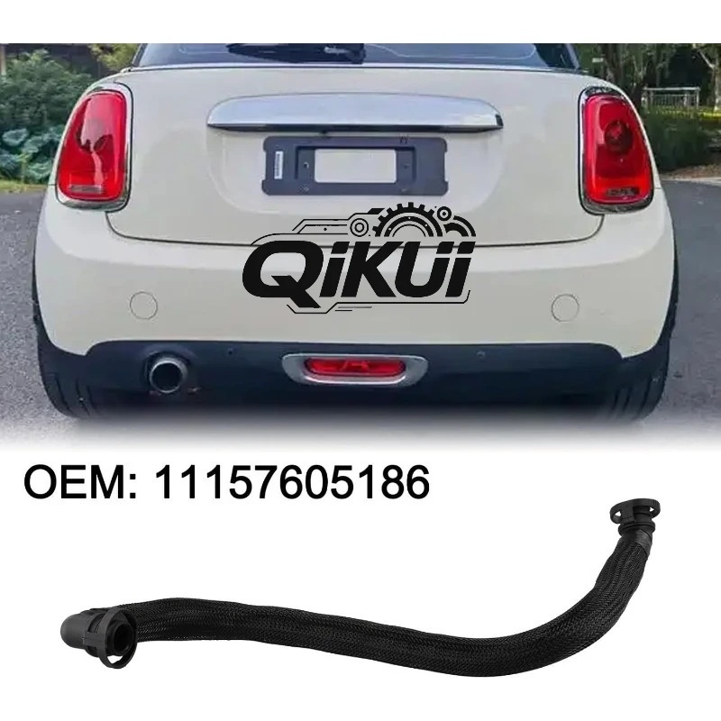 

QIKUI Ventilation Hose For BMW Mini Air Intake Breather Pipe Hose 11157605186 9806242180 Plastic PCV Breather Tube Assembly
