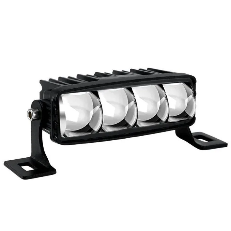 Automobile LED high beam cannon spotlight China net laser light Motorcycle off-road vehicle Large truck Super bright car spotl
