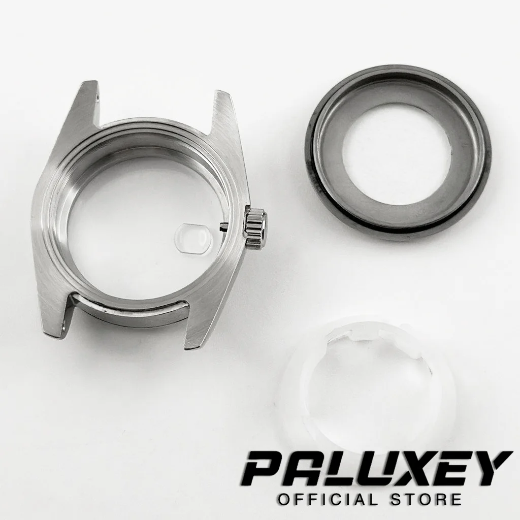 31MM karbowane zakrzywione wodoodporne szafirowe szkło NH05 etui na zegarek dla pań kobiet dla dopasowania NH05 NH06 ruch