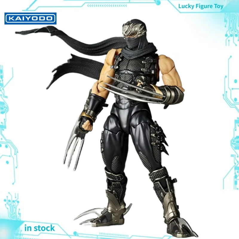 【Original】KAIYODO Revoltech Ninja Dragon Sword Series RYU HAYABUSA Action Figure Toys Models