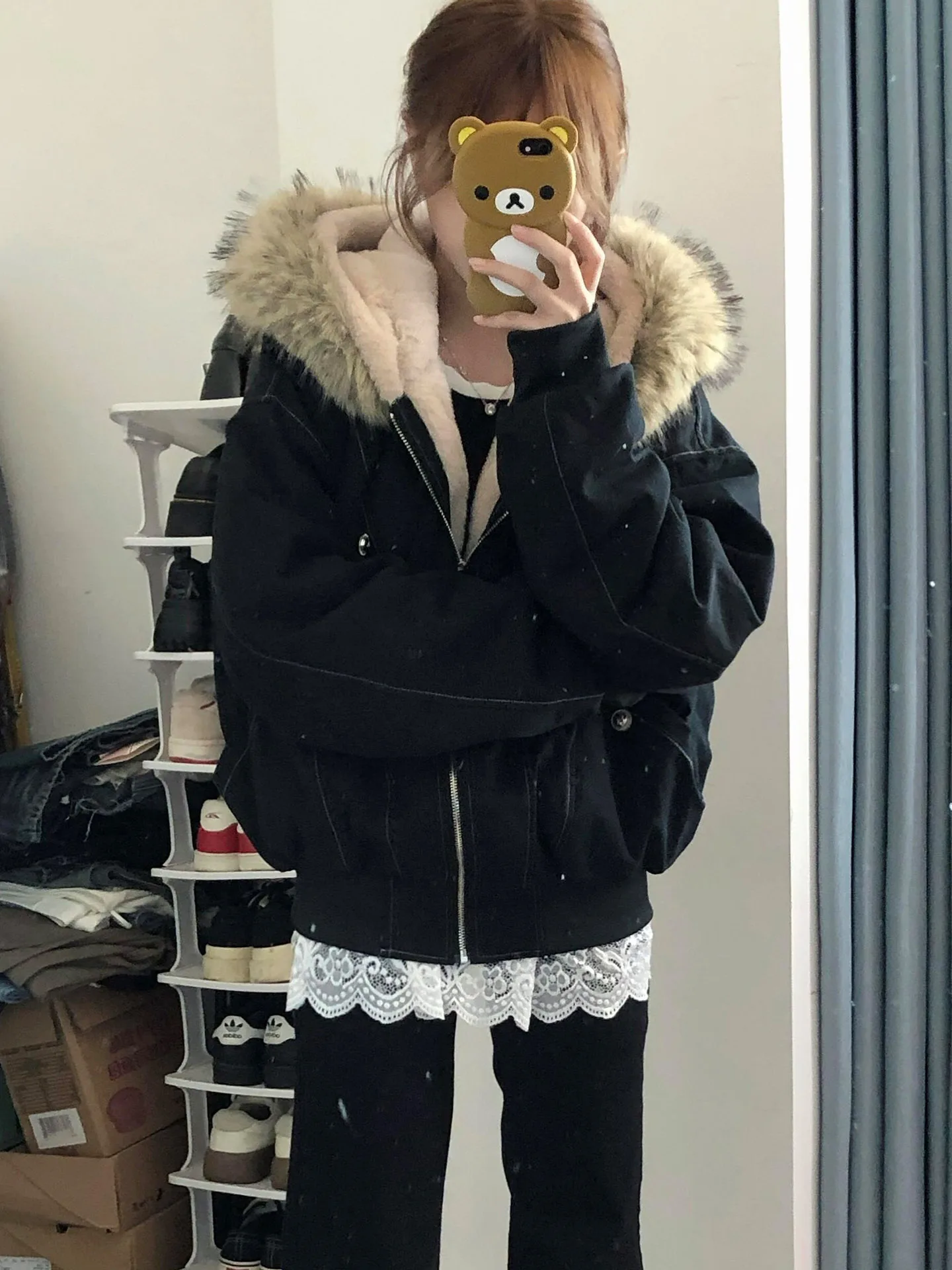 

Parkas Kawaii Womens Winter Hooded Outdoors Cargo Gym Fashion Softshell Waisted Easy Graphic Multi-Functional Cute Lining Trendy